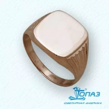 Кольцо из красного золота Линии Любви