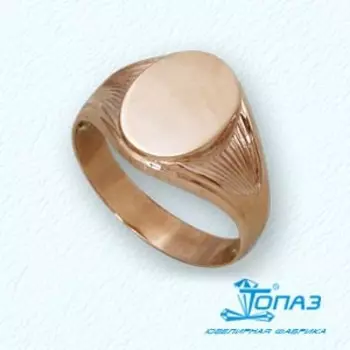 Кольцо из красного золота Линии Любви