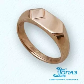 Кольцо из красного золота Линии Любви