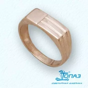 Кольцо из красного золота Линии Любви
