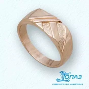Кольцо из красного золота Линии Любви