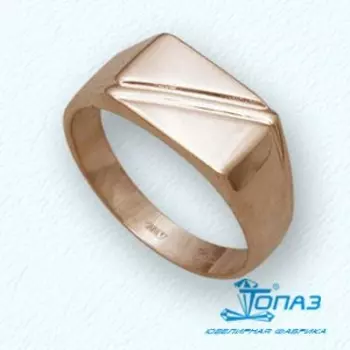 Кольцо из красного золота Линии Любви