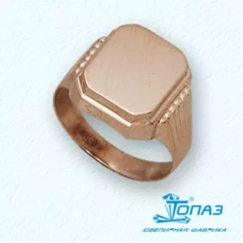 Кольцо из красного золота Линии Любви