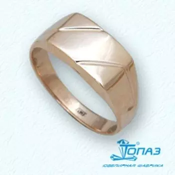 Кольцо из красного золота Линии Любви
