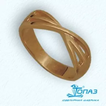 Кольцо из красного золота Линии Любви