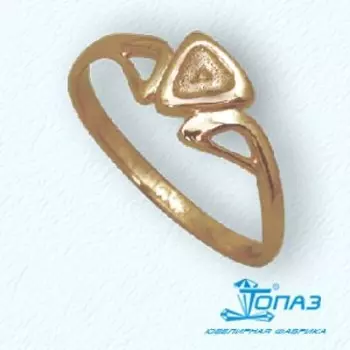 Кольцо из красного золота Линии Любви