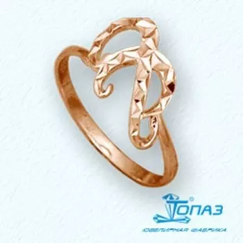 Кольцо из красного золота Линии Любви