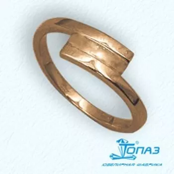 Кольцо из красного золота Линии Любви