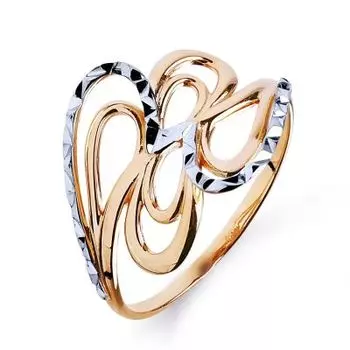 Кольцо из красного золота Линии Любви