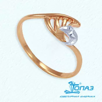 Кольцо из красного золота Линии Любви