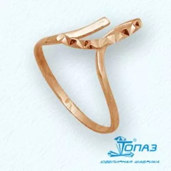 Кольцо из красного золота Линии Любви