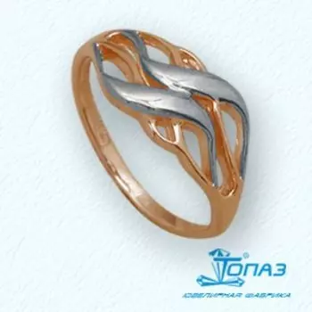 Кольцо из красного золота Линии Любви