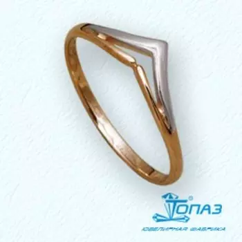 Кольцо из красного золота Линии Любви