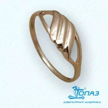 Кольцо из красного золота Линии Любви