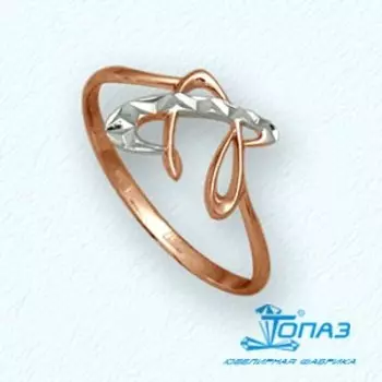 Кольцо из красного золота Линии Любви