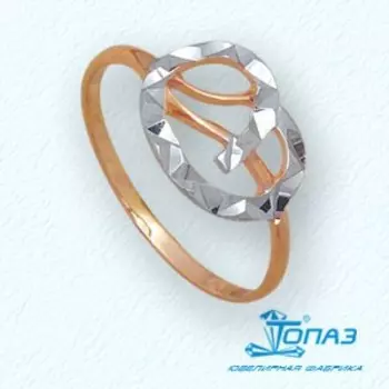 Кольцо из красного золота Линии Любви