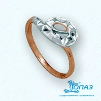 Кольцо из красного золота Линии Любви