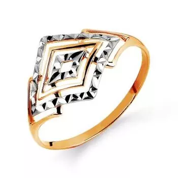 Кольцо из красного золота Линии Любви