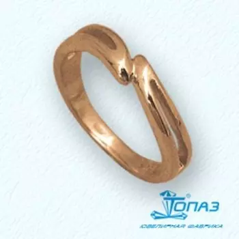 Кольцо из красного золота Линии Любви