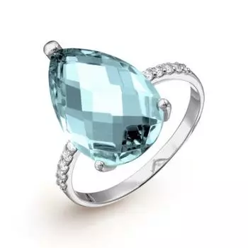 Кольцо из серебра Линии Любви