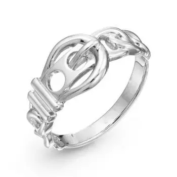 Кольцо из серебра Линии Любви