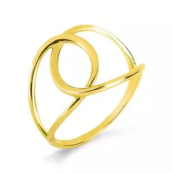 Кольцо из желтого золота Линии Любви