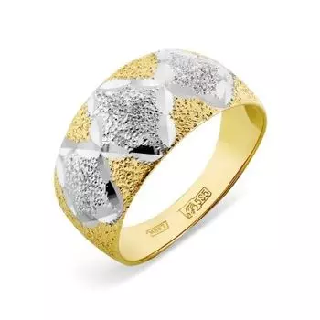 Кольцо из желтого золота Линии Любви