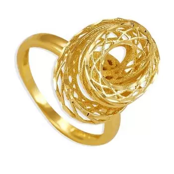 Кольцо из желтого золота Линии Любви