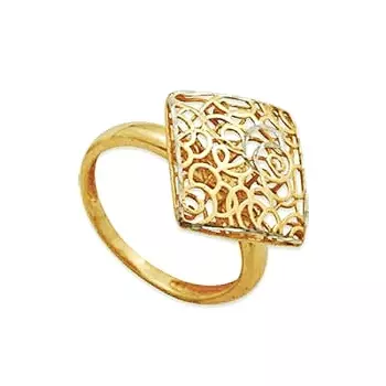 Кольцо из желтого золота Линии Любви