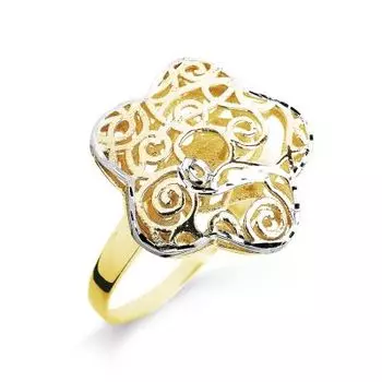 Кольцо из желтого золота Линии Любви