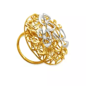 Кольцо из желтого золота Линии Любви