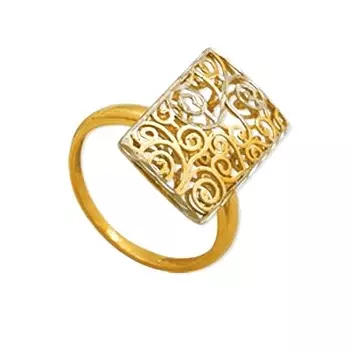 Кольцо из желтого золота Линии Любви