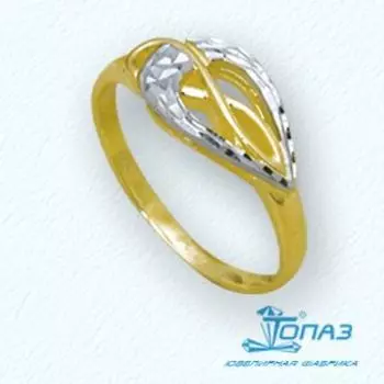 Кольцо из желтого золота Линии Любви
