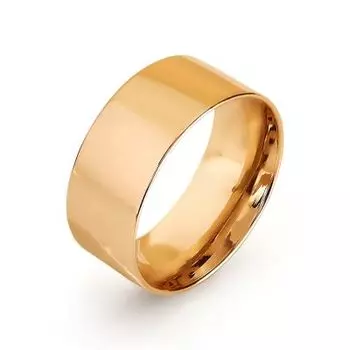 Кольцо обручальное из красного золота Линии Любви