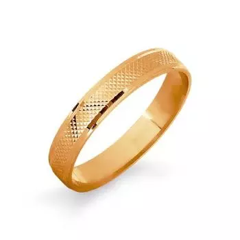 Кольцо обручальное из красного золота Линии Любви