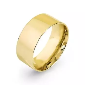 Кольцо обручальное из желтого золота Линии Любви