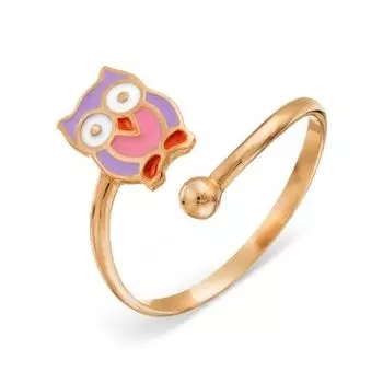 Кольцо с эмалью Линии Любви