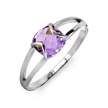 Кольцо с аметистом Линии Любви