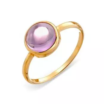 Кольцо с аметистом Линии Любви