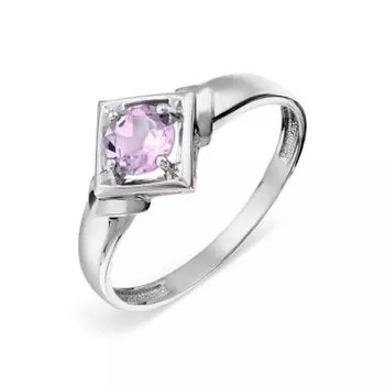 Кольцо с аметистом Линии Любви