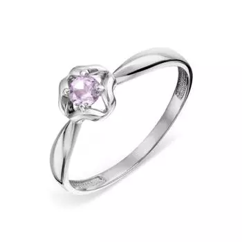 Кольцо с аметистом Линии Любви