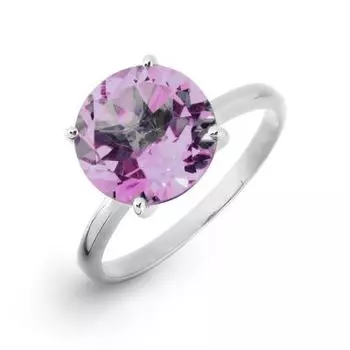 Кольцо с аметистом Линии Любви