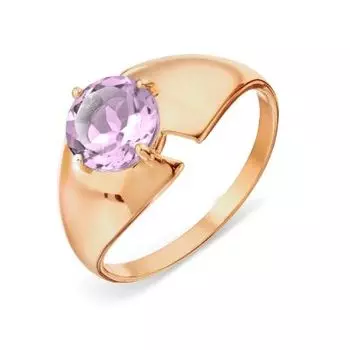 Кольцо с аметистом Линии Любви