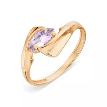 Кольцо с аметистом Линии Любви