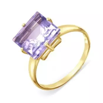 Кольцо с аметистом Линии Любви
