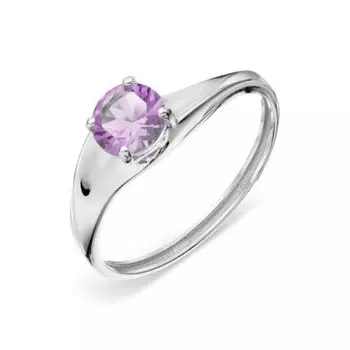 Кольцо с аметистом Линии Любви