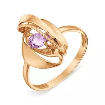 Кольцо с аметистом Линии Любви