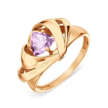 Кольцо с аметистом Линии Любви