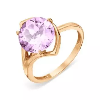 Кольцо с аметистом Линии Любви