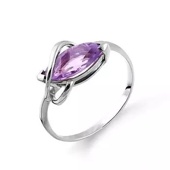 Кольцо с аметистом Линии Любви